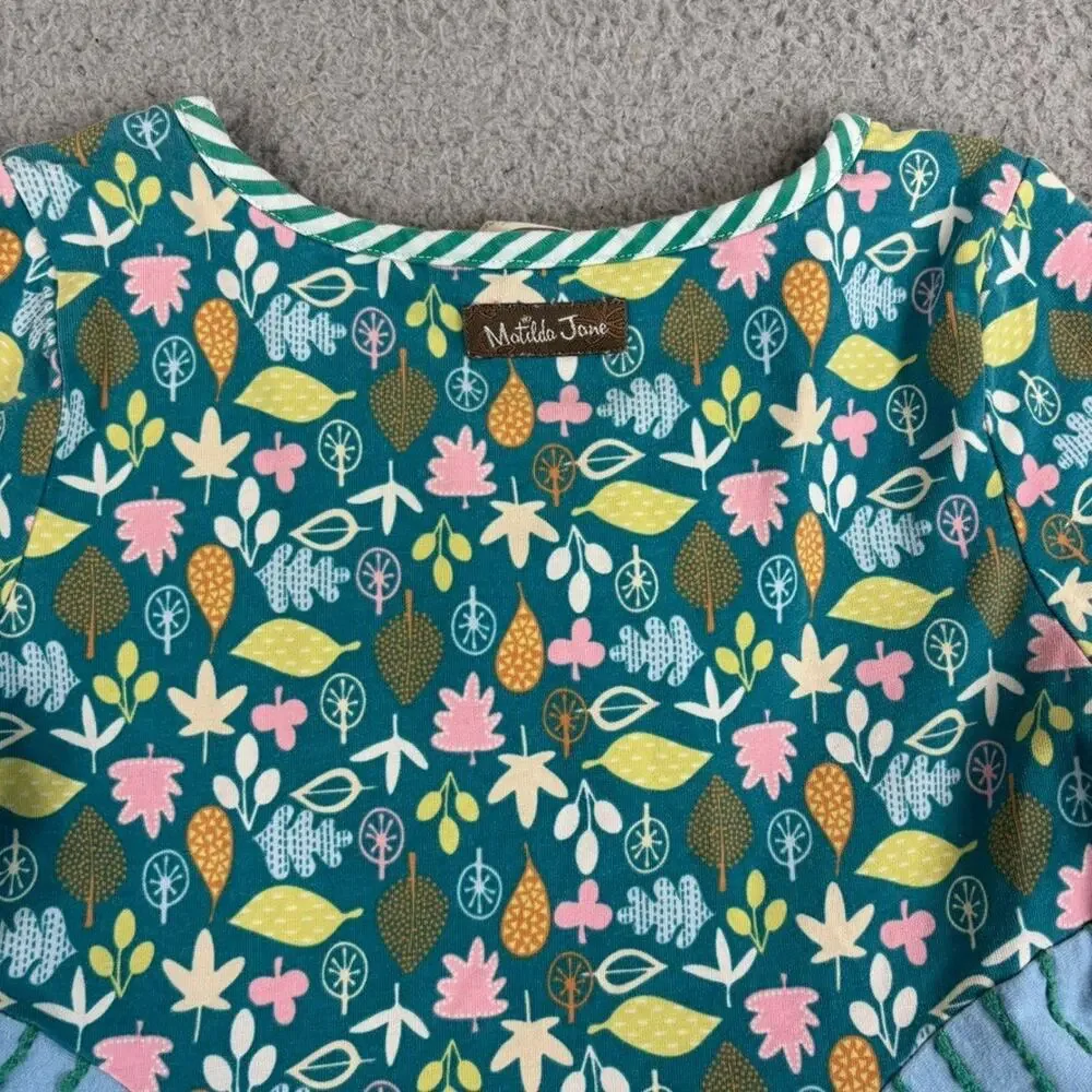 Matilda Jane Make Believe Footpath Tunic 10 Woodland Forest Whimsy Mixed Media